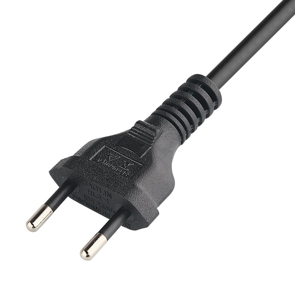 Custom 2 - Core Brazil Plug Power Cord – INMETRO Certified | OEM Available - Ohmly