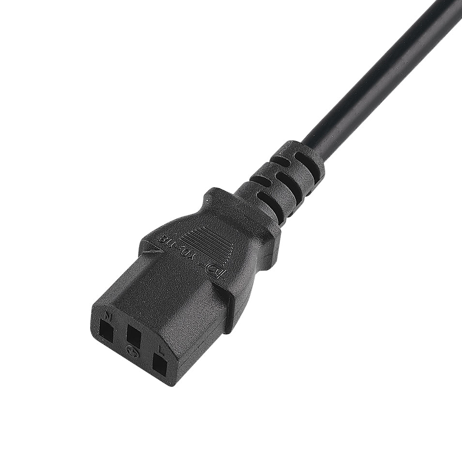 IEC C13 Power Cord | 250V 10A–15A | UL Certified | Custom Length | B2B OEM Supply - Ohmly