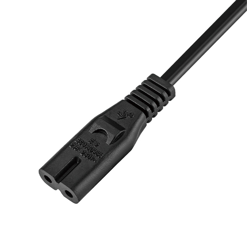 IEC C7 Power Cord | Figure - 8 Connector | 250V 2.5A | UL/CE Certified | OEM Customization Available - Ohmly