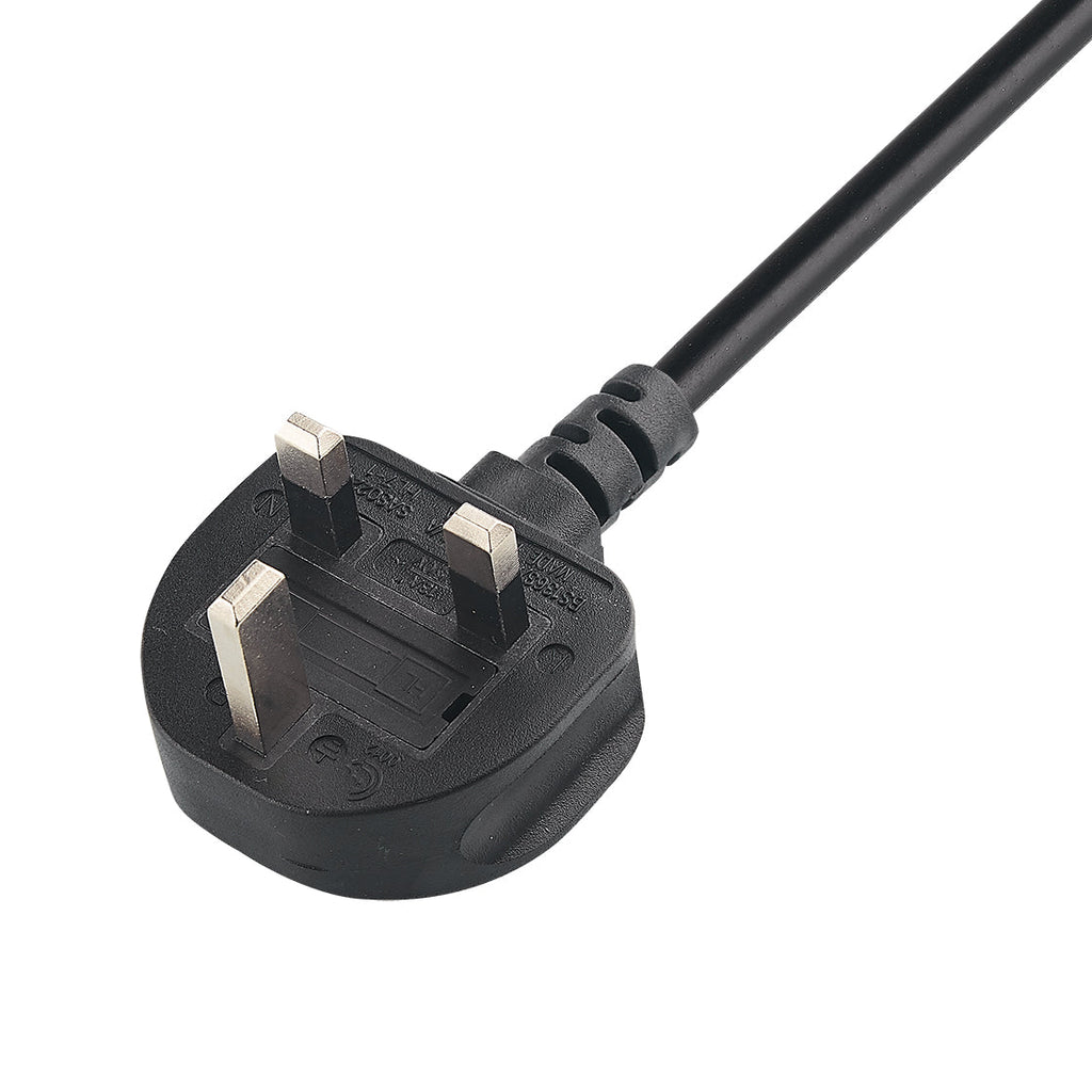 Custom UK Plug Power Cord | 3 - Pin British Mains Cable | OEM & ODM Available - Ohmly