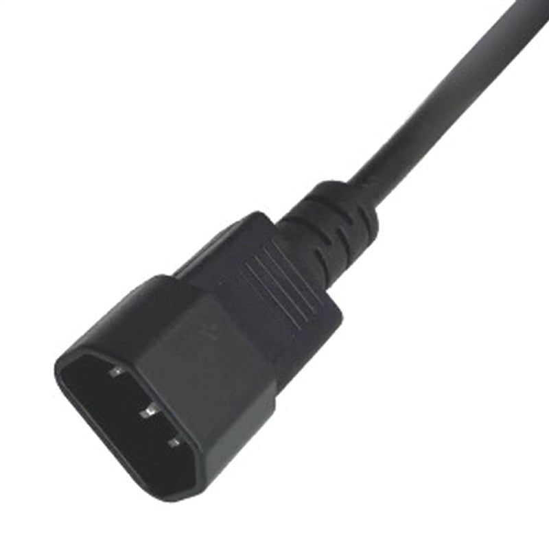 IEC C14 Power Cord | Male Plug | 250V 10A–15A | UL Certified | Custom OEM for Servers & IT Equipment - Ohmly